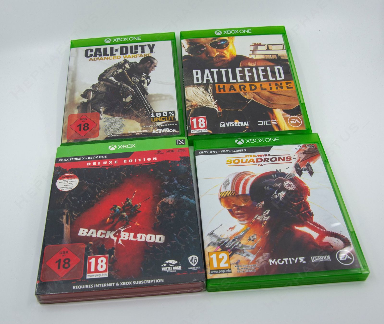 Jeux: 4x Xbox One/Series X - CoD, Battlefield, Star Wars, Back 4 – D'occasion à Effretikon par Hephaestus_