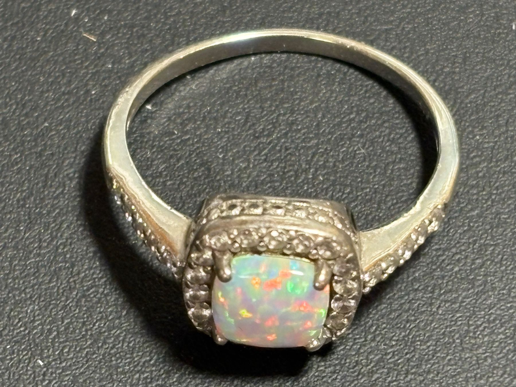Anelli: Wunderbarer OPALRING 925 Silber Gr. 16 – Usato da St. Peterzell venduto da verena40 4
