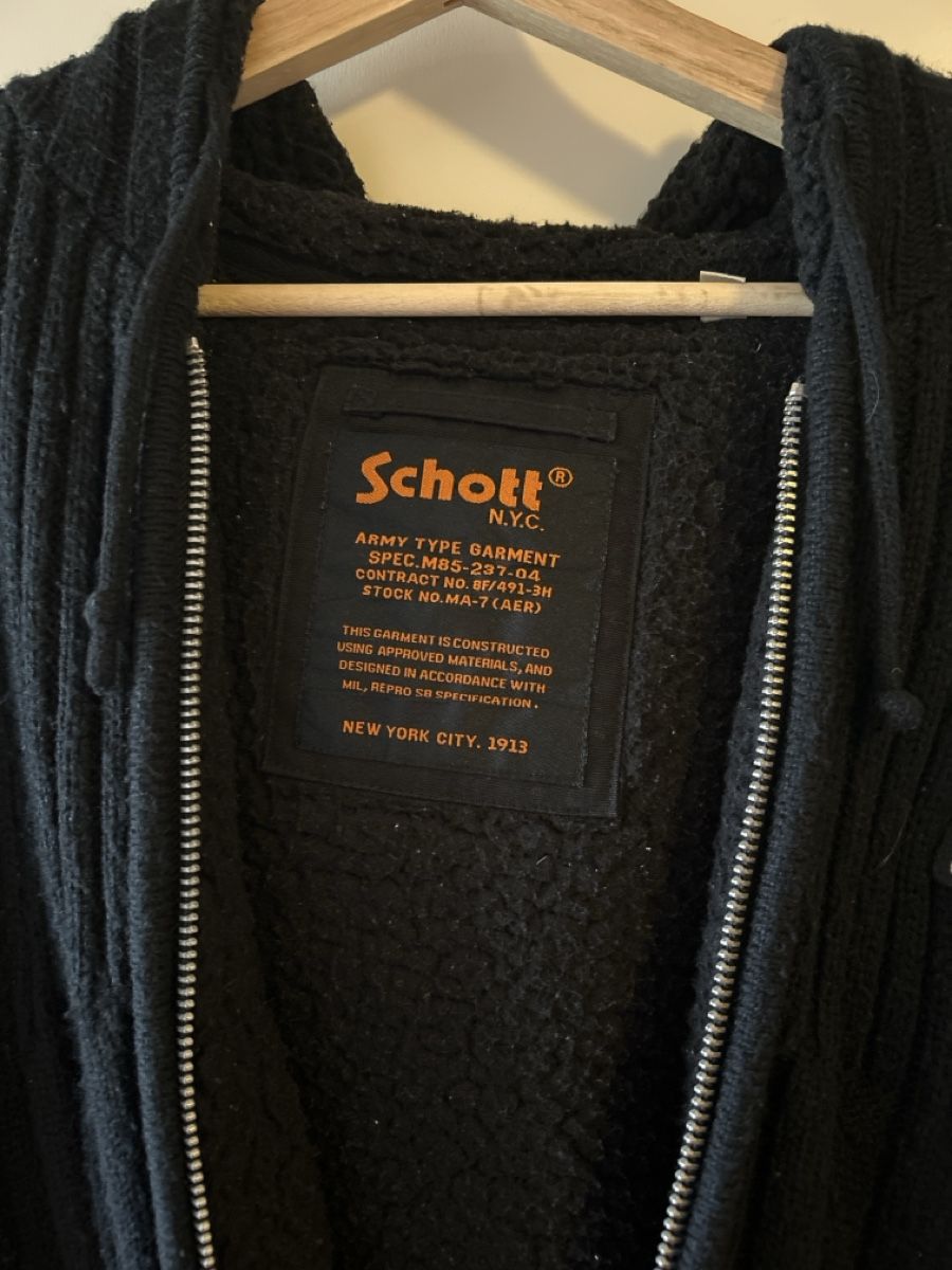Schott Giacche: Stoff Übergangsjacke Schott-NYC – Usato da Aarau venduto da jaydotrdot 2