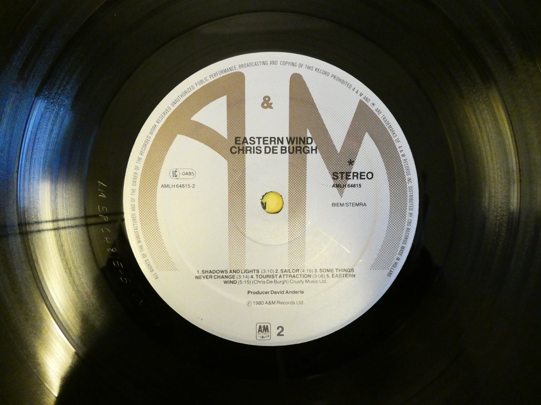 Dischi in vinile: LP "Chris de Burgh - Easter Wind" (VG-) – Usato da Münchenstein venduto da tsp01 5