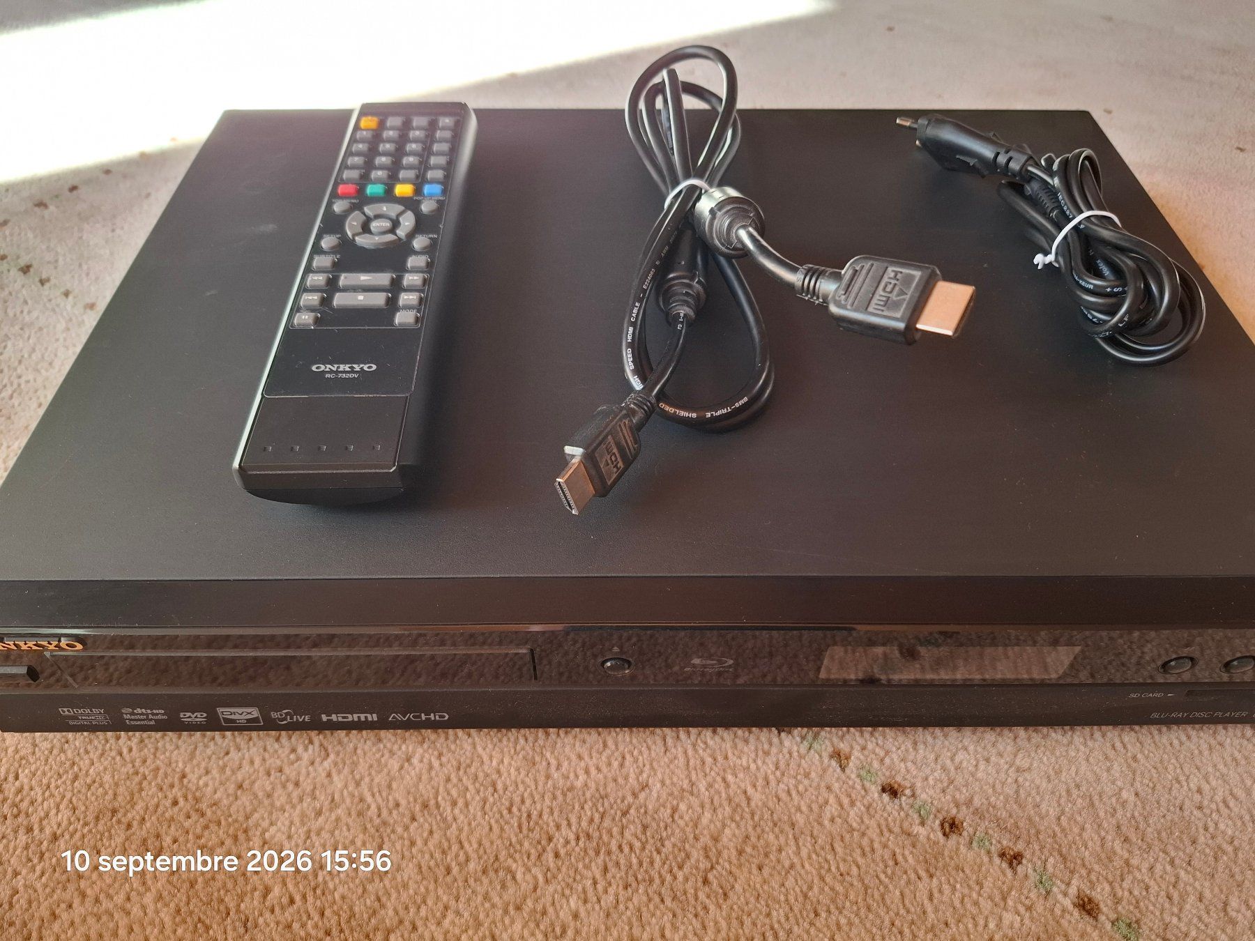 Onkyo Sistemi audio & multimediali: Onkyo DV-BD507 - Lecteurs Blu-ray + câble HDMI – Usato da Yverdon-les-Bains venduto da Dan00