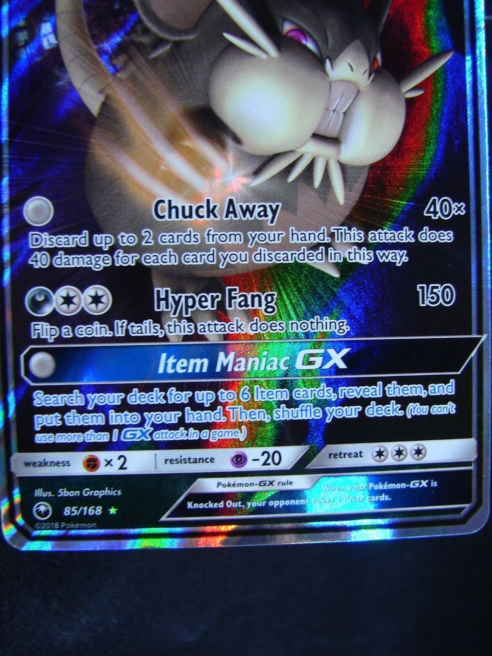 Pokémon Sammelbilder & Trading cards: Raticate GX - Ultra Rare - Mint     /143 – Neu (gemäss Beschreibung) aus Rümlang von coh_87ww 4