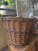 Wicker Basket large diameter 50cm height 40cm used condition