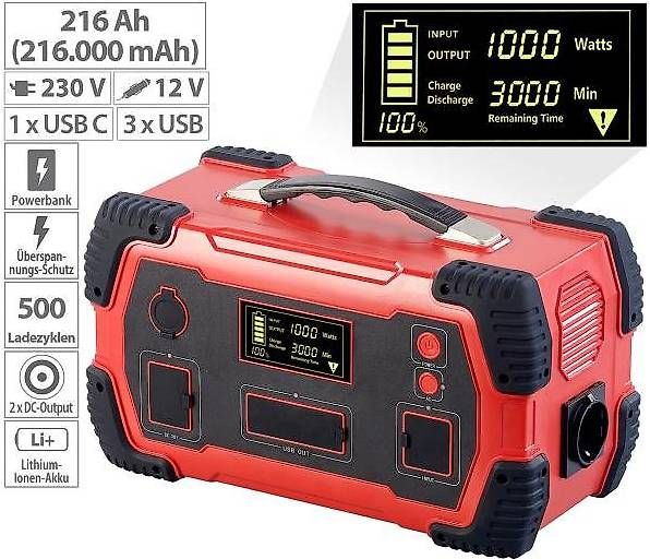 Generatori di corrente: Revolt Mobile Powerstation HSG-1000 - Solar-Generator – Usato da Kriens venduto da Kenny019 2