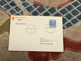 1 Erstagsbrief CH Einschreiben 1966