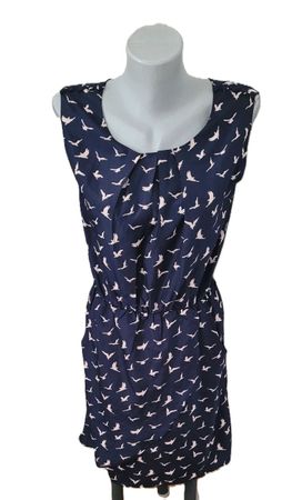 LOUCHE schönes Kleid mit Vögel size 8 (s)