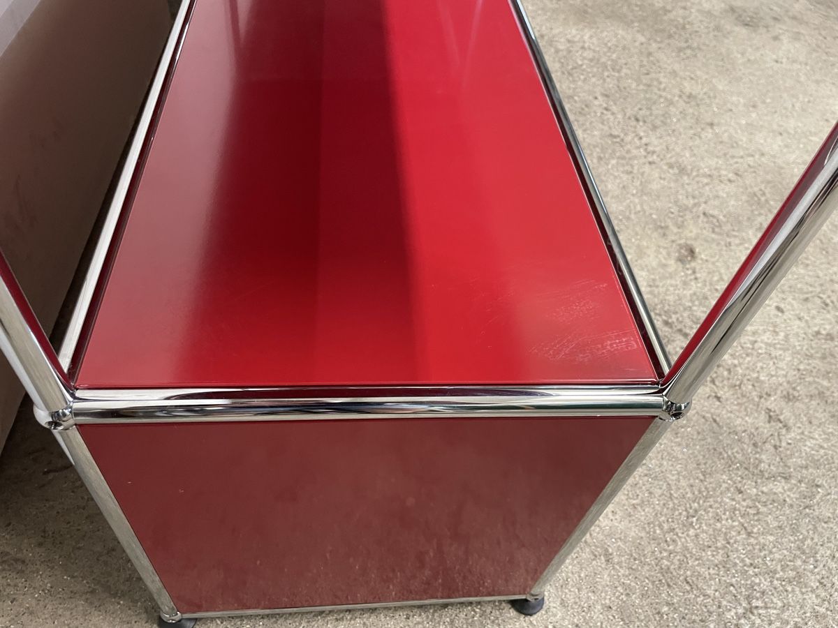 USM Mobili TV: Usm Haller Lowboard Rubinrot – Usato da Basel venduto da M.Secondhand 4