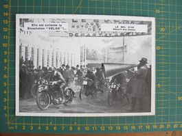 Grande carte publicitaire pour Prestine-Vélox