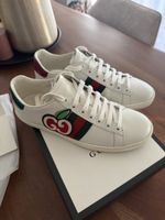 Gucci Sneaker Apfel Motiv weiss Grösse 37 neuwertig