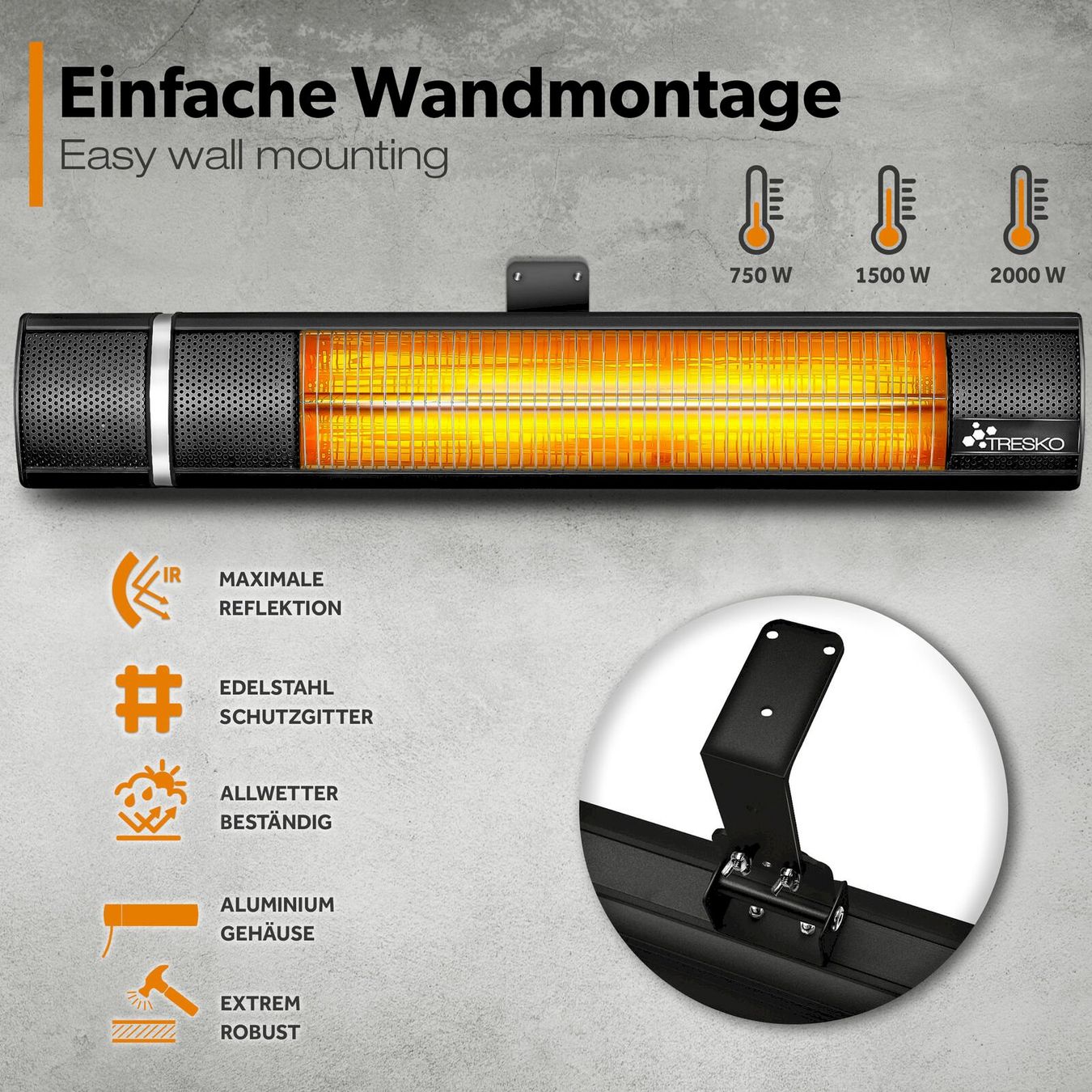 Sonstiges: Heizstrahler 2000W Infrarotstrahler – Neu und originalverpackt aus Bottighofen von zaap 3