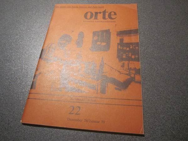 Riviste & Magazine: Orte Schweizer Literaturzeitschrift 22 – Usato da Zürich venduto da Motzkuh
