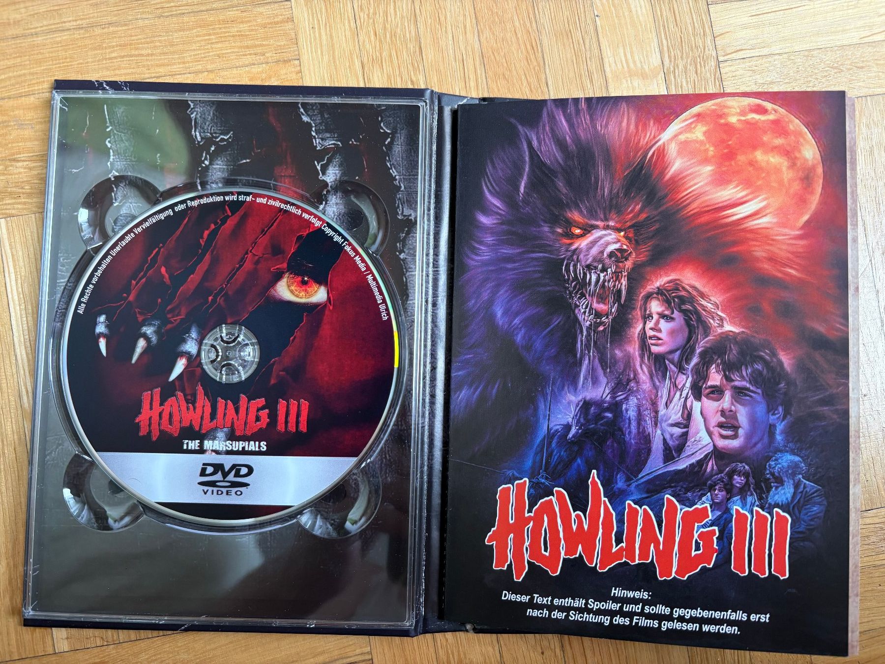 Tutti i DVDs: Howling III - Mediabook Cover D - Blu-ray + DVD – Nuovo (secondo la descrizione) da Zürich venduto da Malcom 1