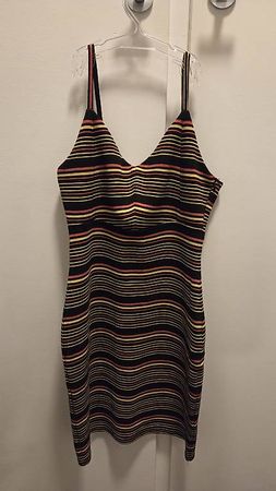 gestreiftes Kleid, S/36