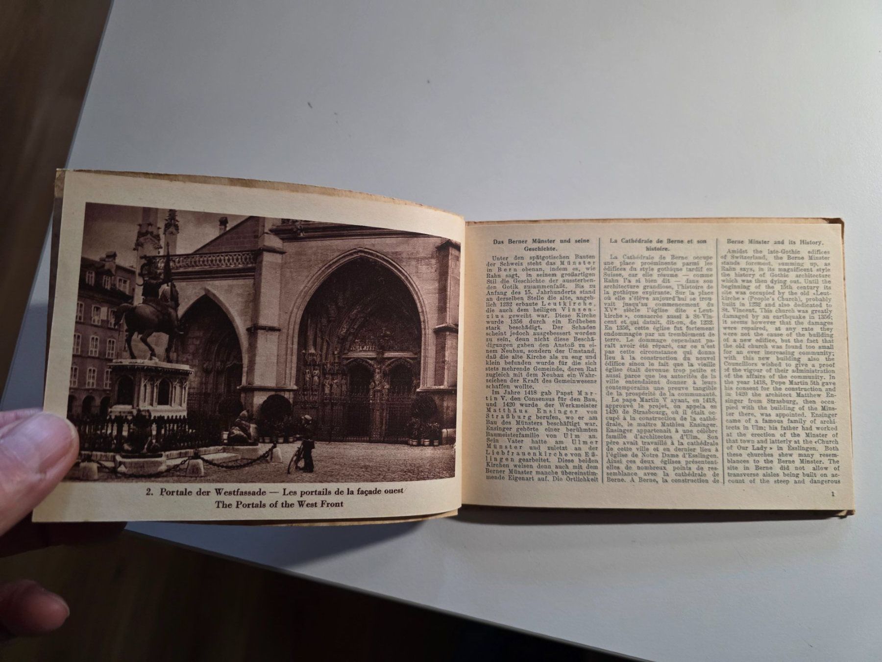 Libri: Das Berner Münster - Broschüre 1935 – Usato da Walterswil BE venduto da Lonitti 6
