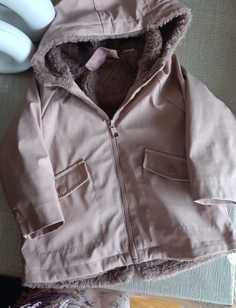 Manteau bébé fille hiver chaud et doux, taille 18_ 24mois