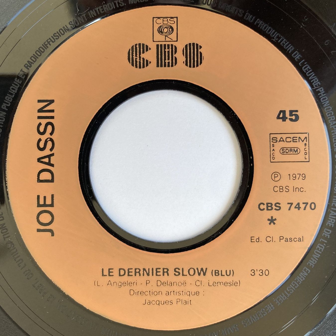 Dischi in vinile: JOE DASSIN - LE DERNIER SLOW – Usato da Bottens venduto da hotter-than-hell 2