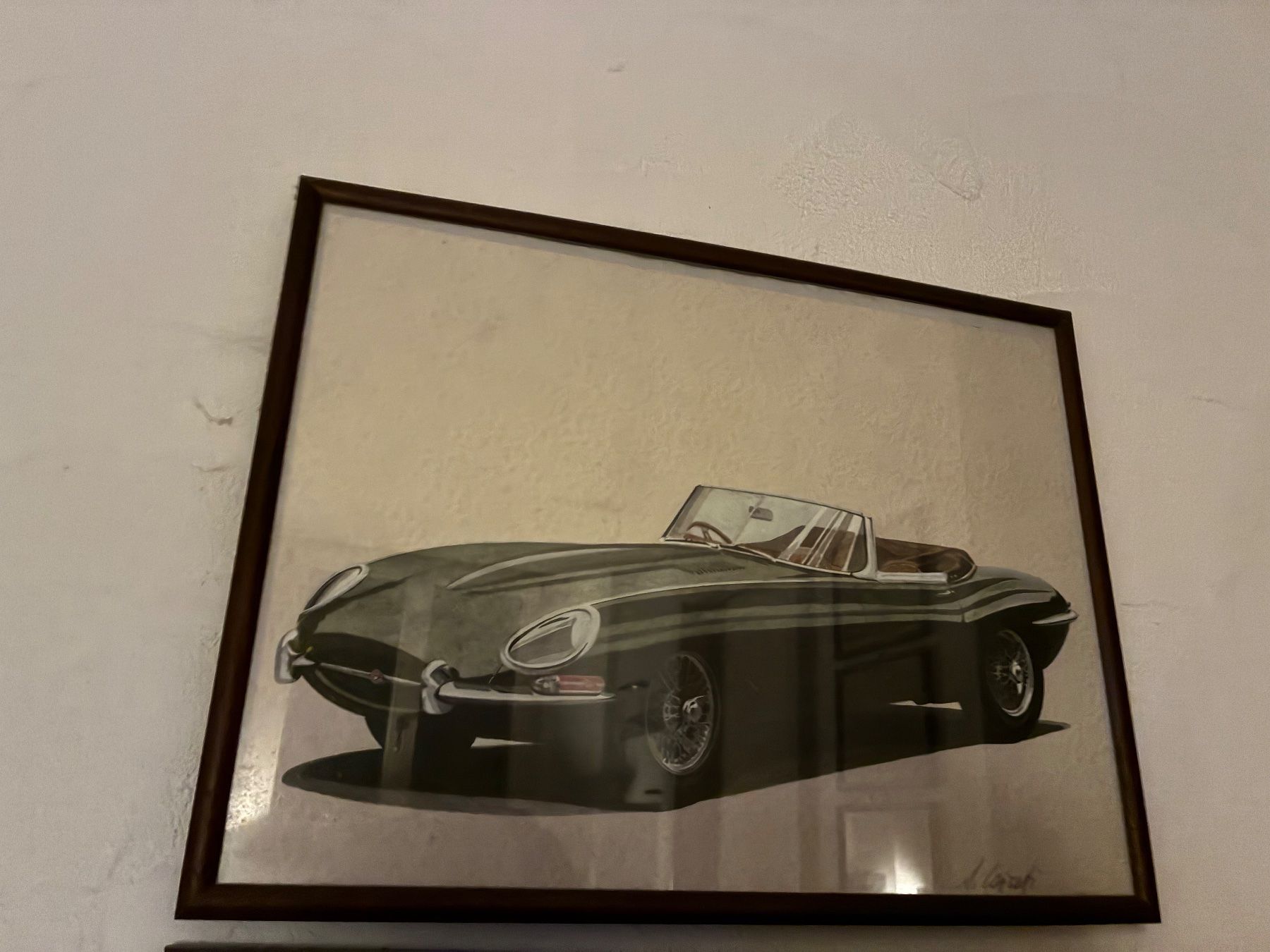 Dipinti: Tableau Jaguar E Type – Usato da Paudex venduto da micinque
