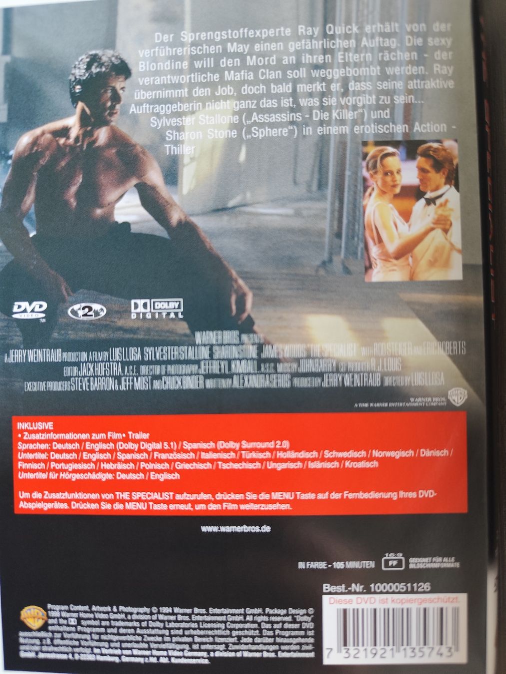 Tutti i DVDs: The Specialist – Usato da Basel venduto da Alacant 1