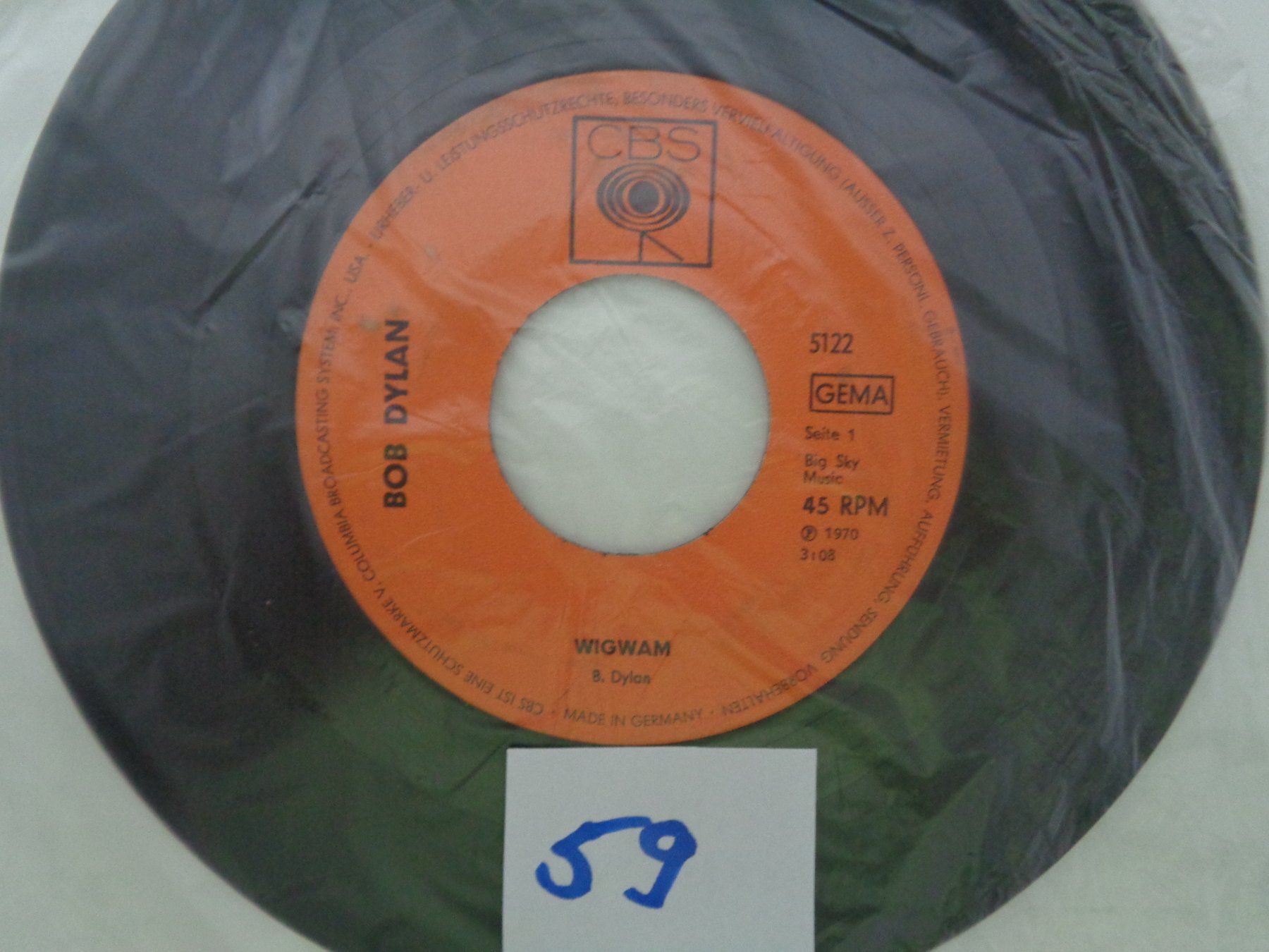 Dischi in vinile: 2 Vinyl Singles – Bob Dylan - Vintage – Usato da Chur venduto da omonia