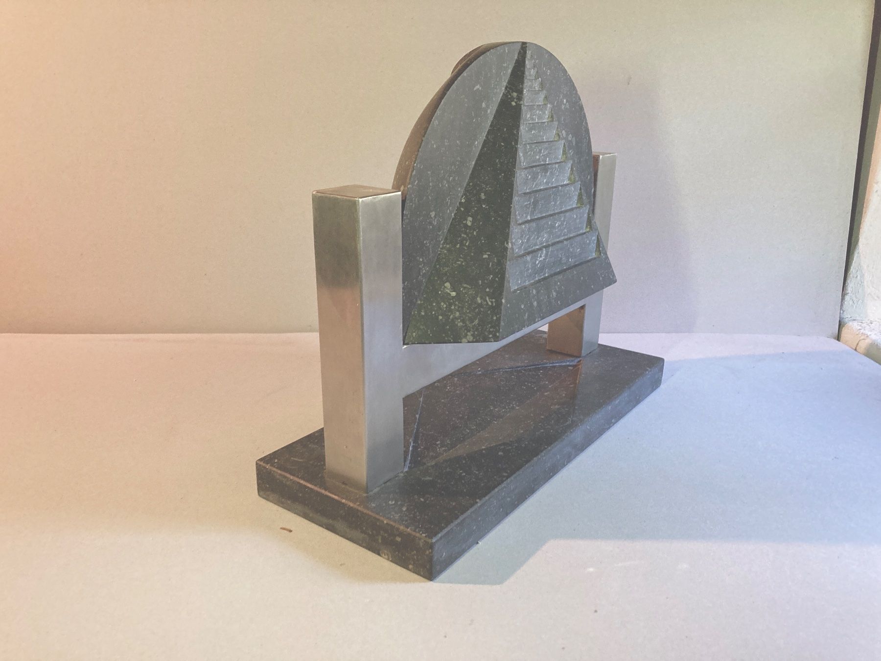 Sculptures & Statues: sculpture en pierre et inox – D'occasion à Bure par 5U276C 1