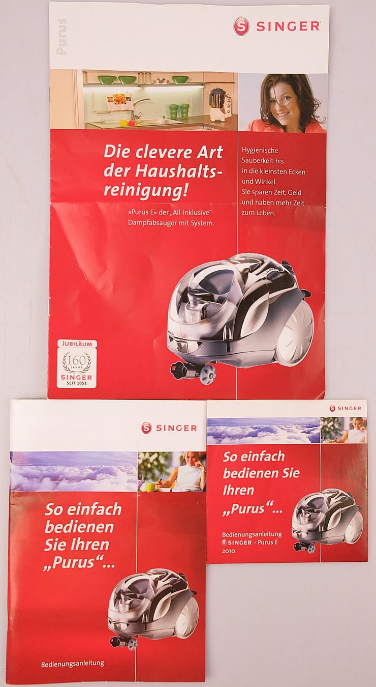Singer Dampfreiniger: Singer Dampfsauger Purus E – Gebraucht aus Volketswil von brockipfannenstil 7