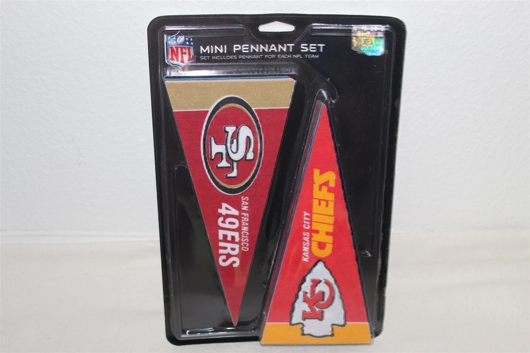 Fahnen: NFL Mini Pennant Set / Wimpel Set – Neu und originalverpackt aus Reinach BL von RetroGamesSportsMore 1