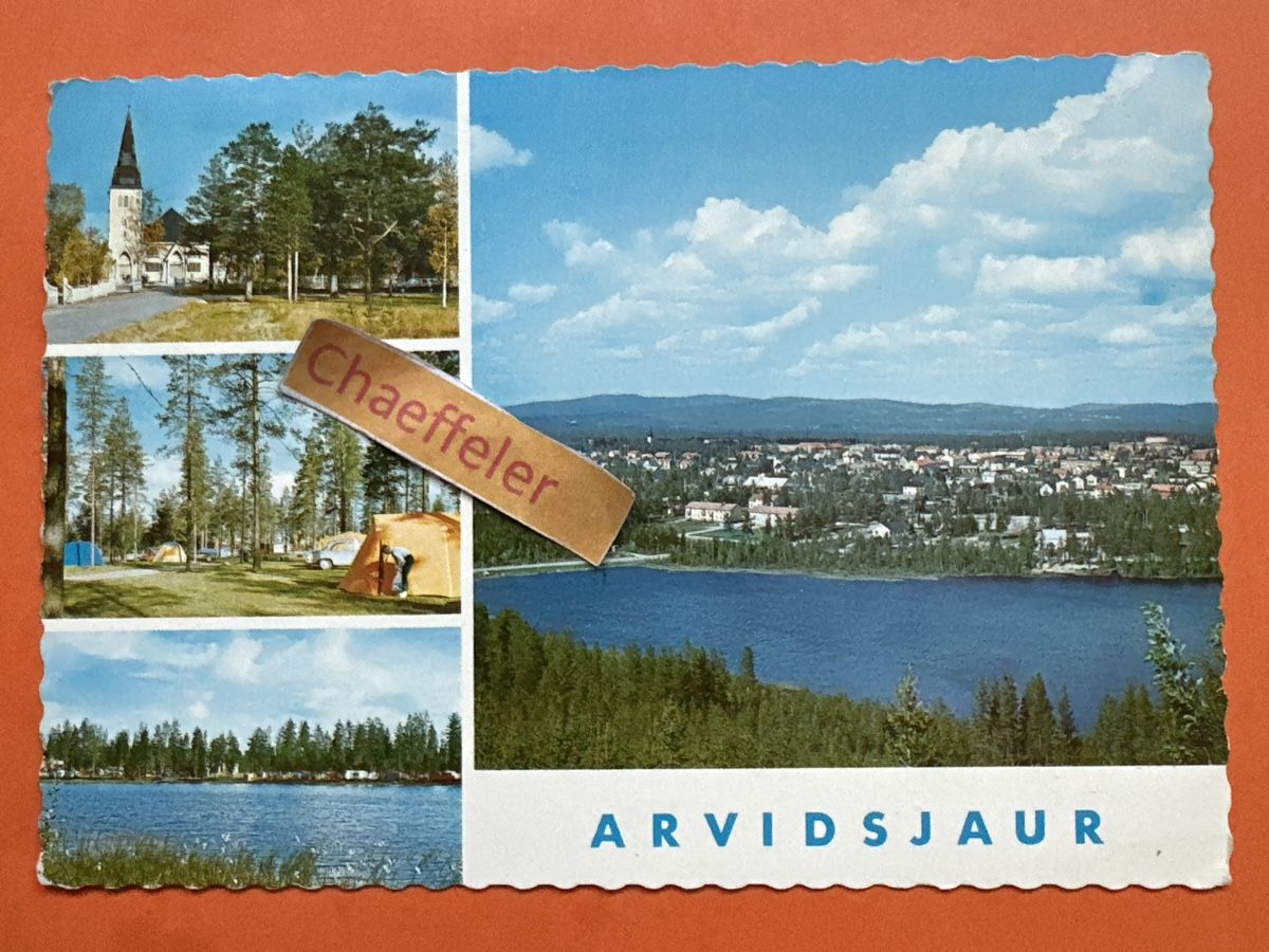 Cartoline postali: 1970 Arbidsjaur, Schweden – Usato da Zürich venduto da Chaeffeler