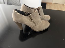 Damenschuh Stiefelletten grau Grösse 39 guter Zustand