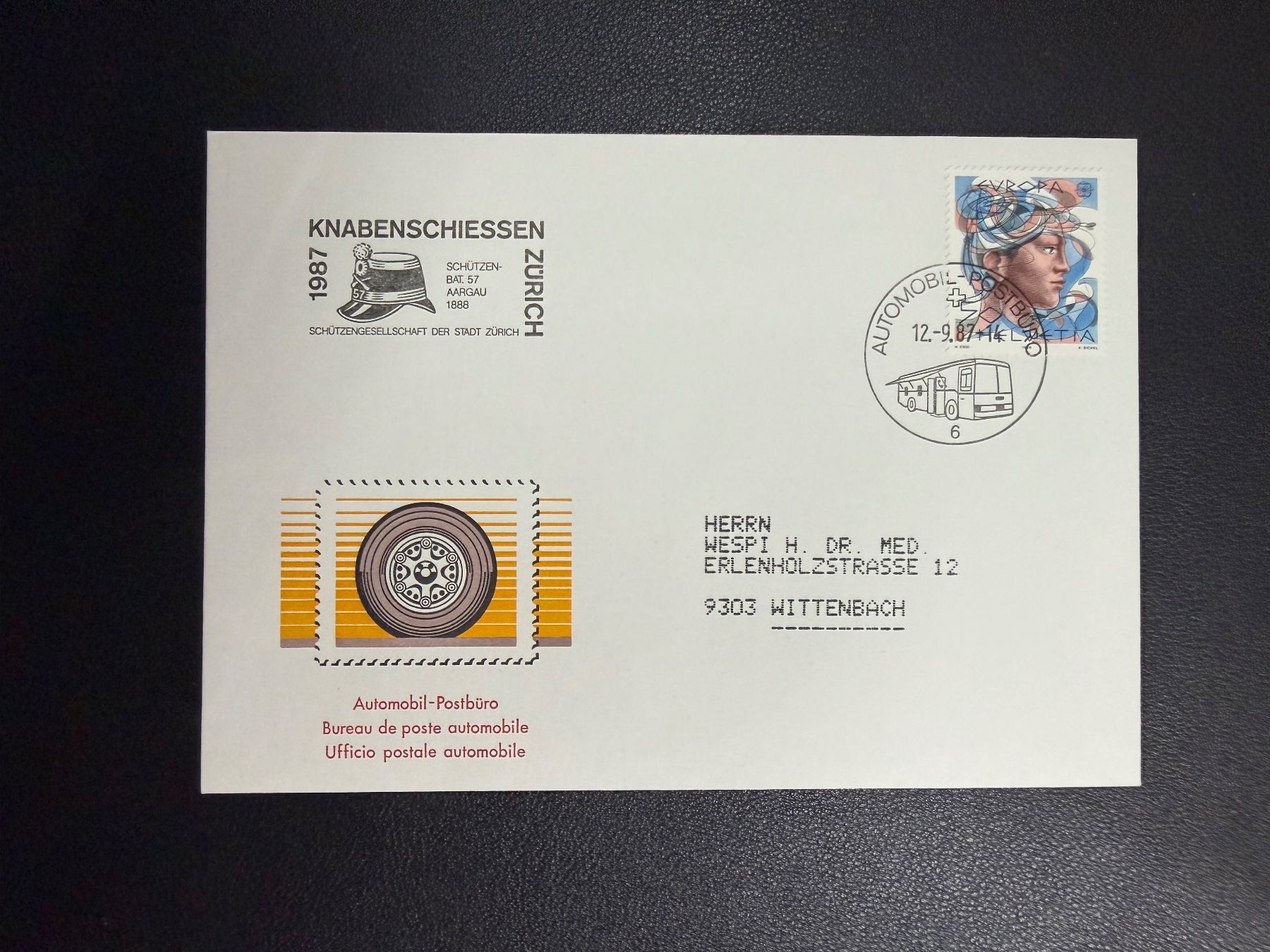 Timbri: Knabenschiessen Zürich 1987 – Usato da oberrüti venduto da jeanmei