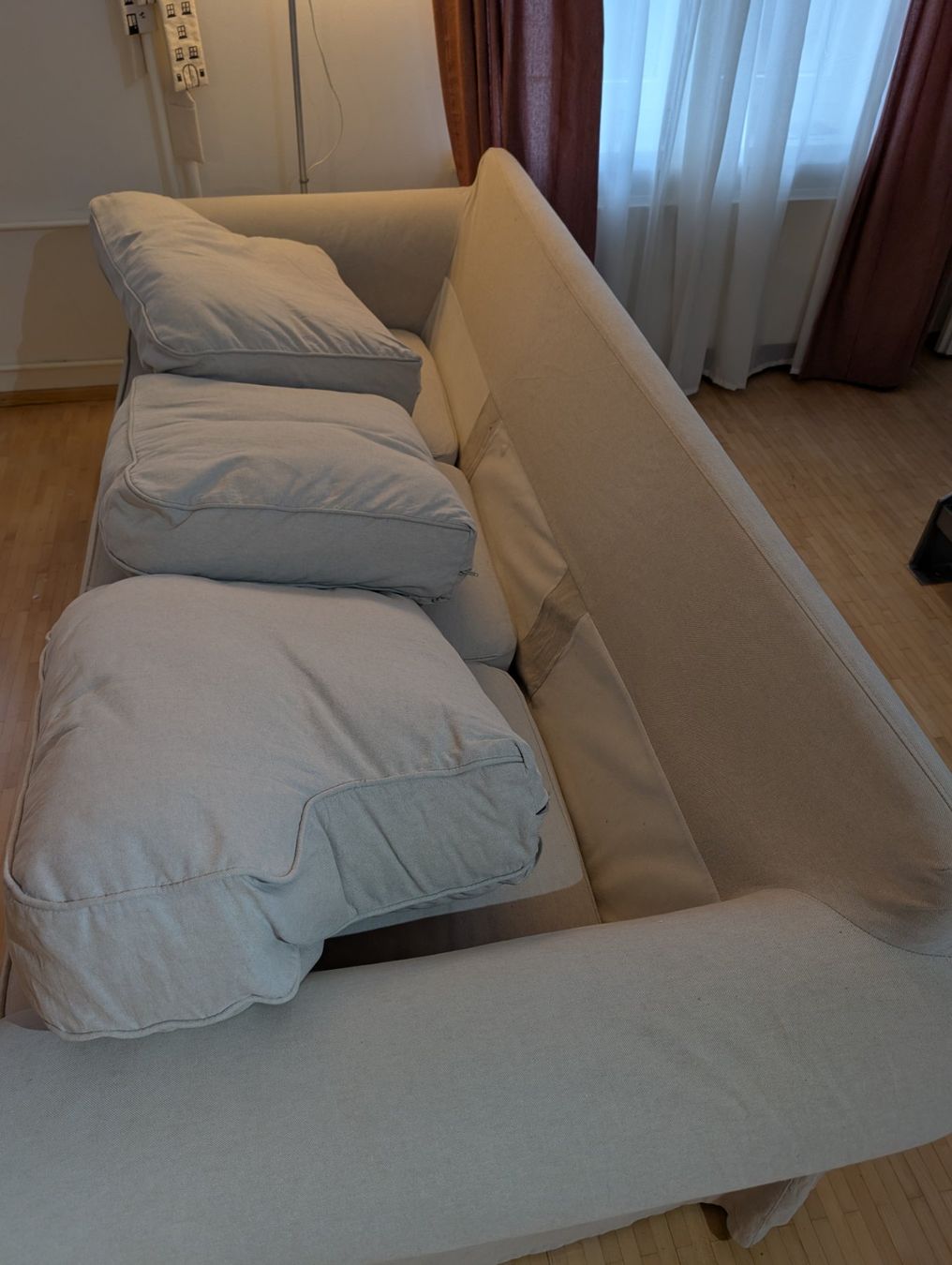 Ikea Sofas: Ektrop 3er Sofa - Mit waschbarem Bezug - Beige – Gebraucht aus Winterthur von san_m8lz 3