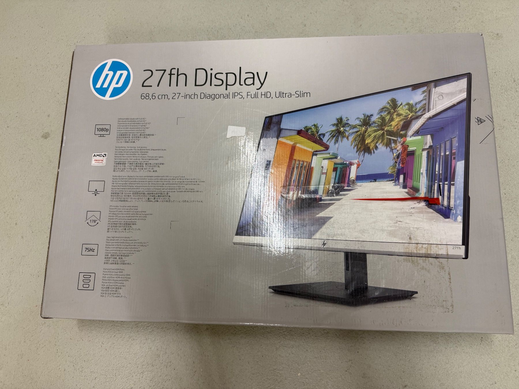 Hewlett Packard Monitor: HP 27 fh Display – Nuovo (secondo la descrizione) da Sursee venduto da Kaloo01
