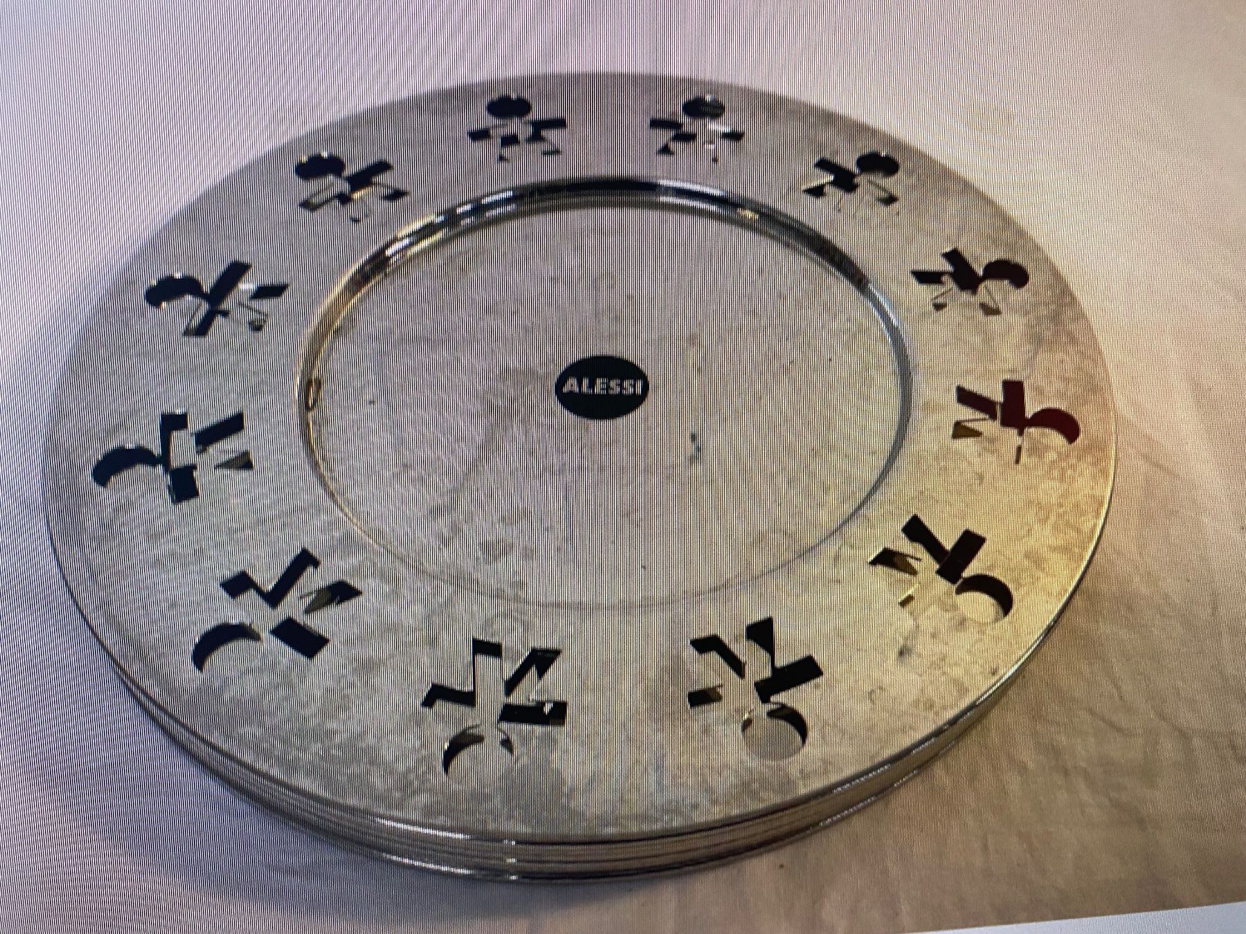 Alessi Sottobicchieri: Alessi Edelstahl Untersetzer, Design Teller, – Usato da sursee venduto da trilli-tralli 6