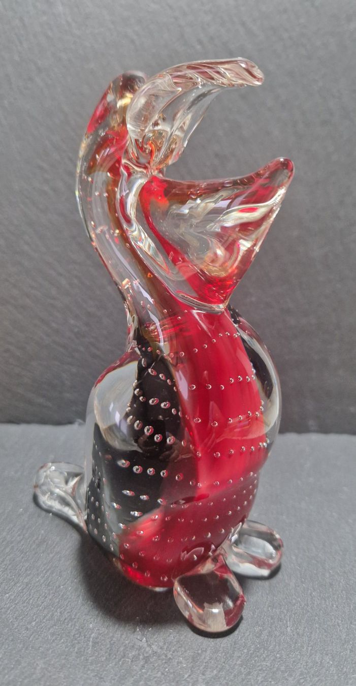 Murano Statuette: Murano Glas Figur Pelikan – Usato da Winterthur venduto da Sadega 3