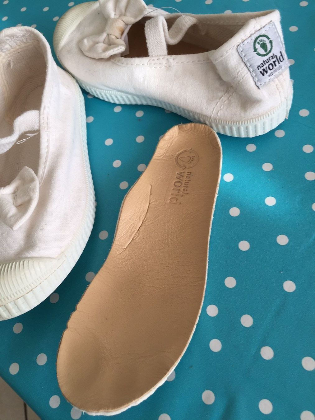 Scarpe per ragazze: natural World Stoff Schuhe Gr. 26 – Usato da Obergerlafingen venduto da cabo4 3