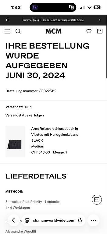 Mcm Borse: MCM Pouchette – Usato da Niederglatt ZH venduto da ale_9sjb 3