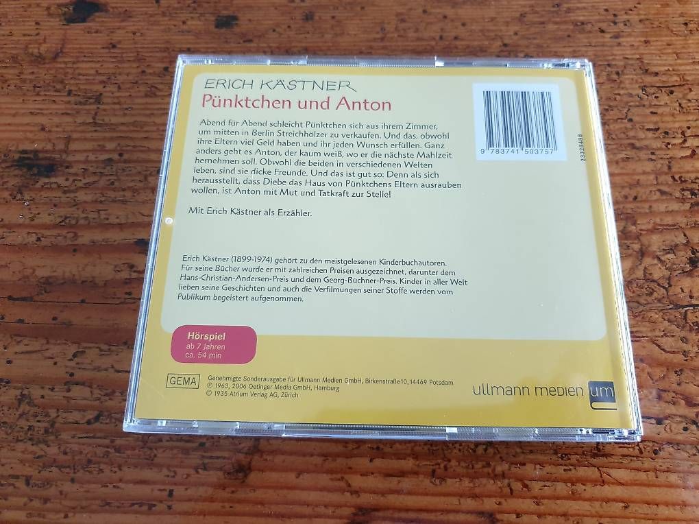 Audiolibri: Pünktchen und Anton – Usato da Teufen AR venduto da trueblue84 2