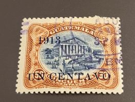 Guatemala 1913 alte briefmarke