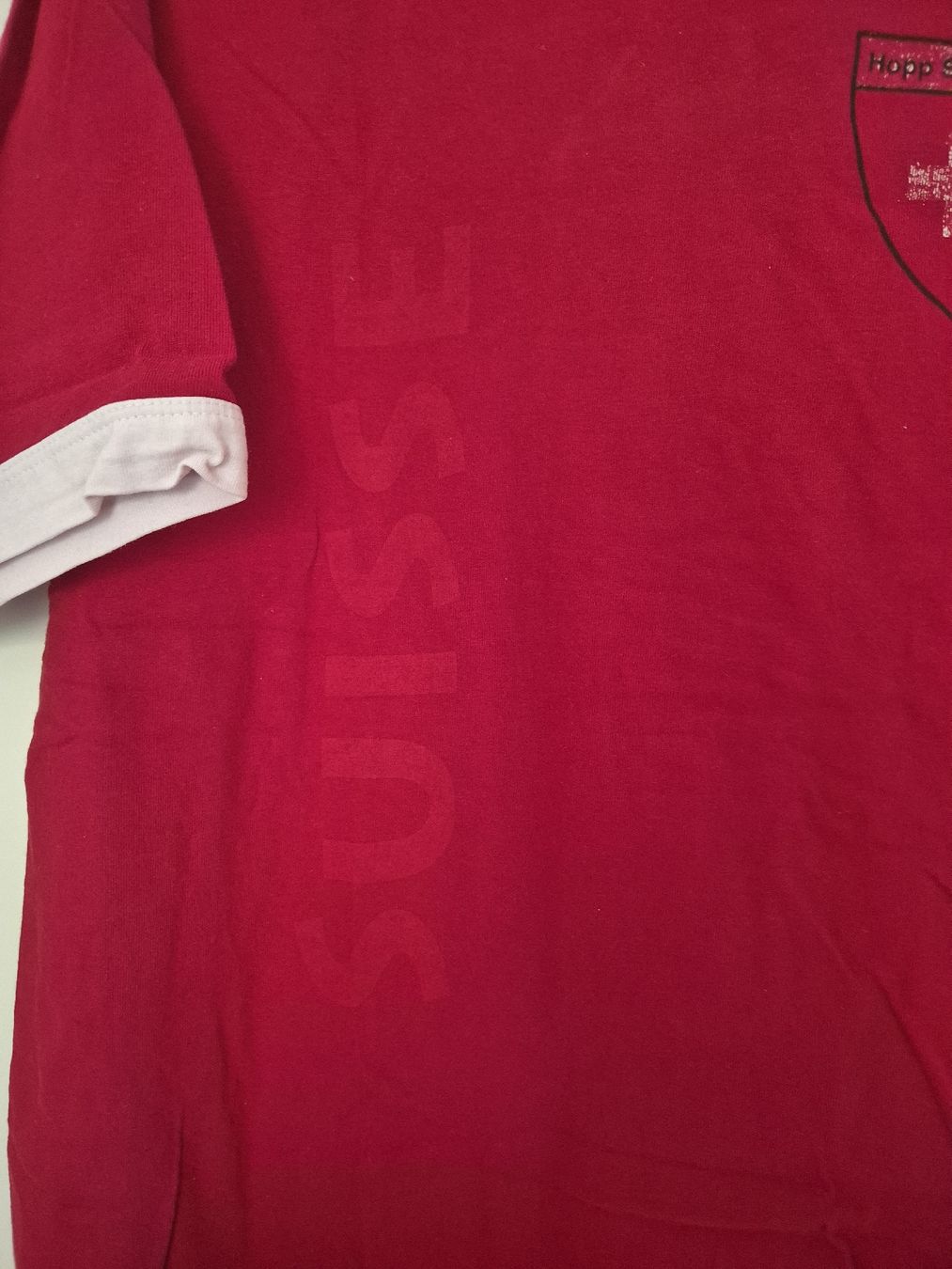 T-shirt: T-Shirt Rot 'Hopp Schwiiz' – Nuovo (secondo la descrizione) da Aesch BL venduto da sar_j59l 1