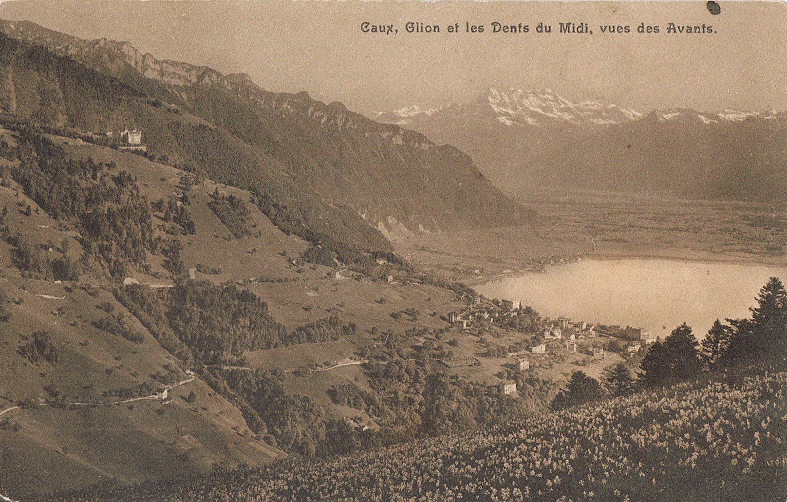 Cartes postales: Caux, Glion...vues des Avants – D'occasion à Buchs AG par Baerfisch