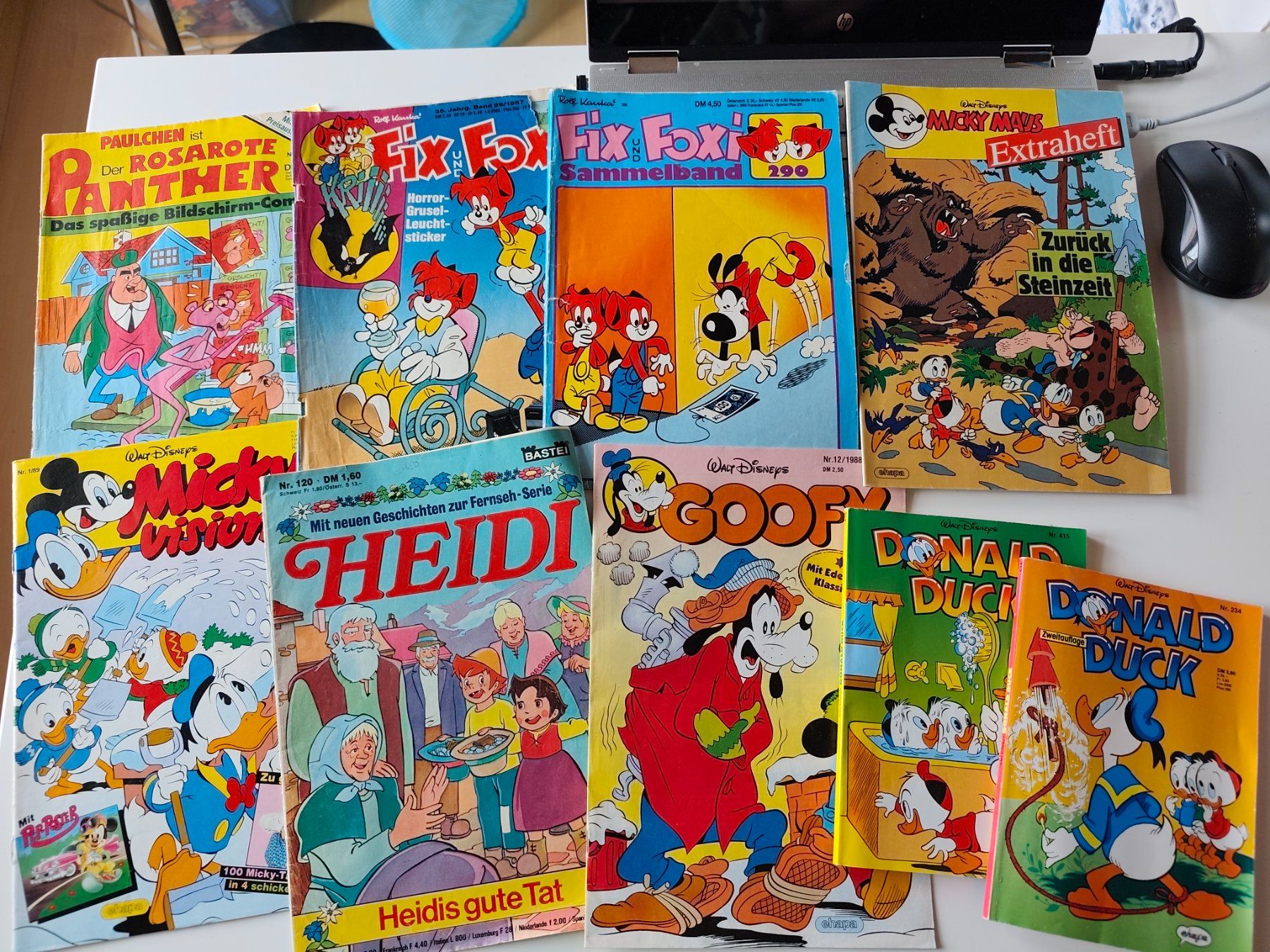 Fumetti: Comics Sammlung: Fix&Foxi, Micky Maus, Donald Duck,Heidi ... – Usato da Tegerfelden venduto da jea_f5xk