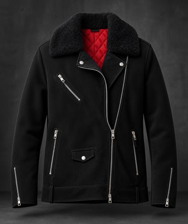 The Kooples Schwarze Wildlederjacke Gr. S Top Zustand