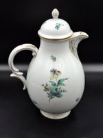 Antike Teekanne Nymphenburg 1913 Deutschland Kupfergrün 25cm