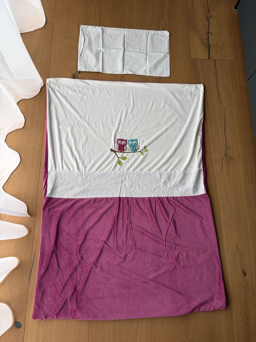 Biancheria da letto: Bettwäsche mit Eulenmotiv – Usato da Schlierbach venduto da Sani-123