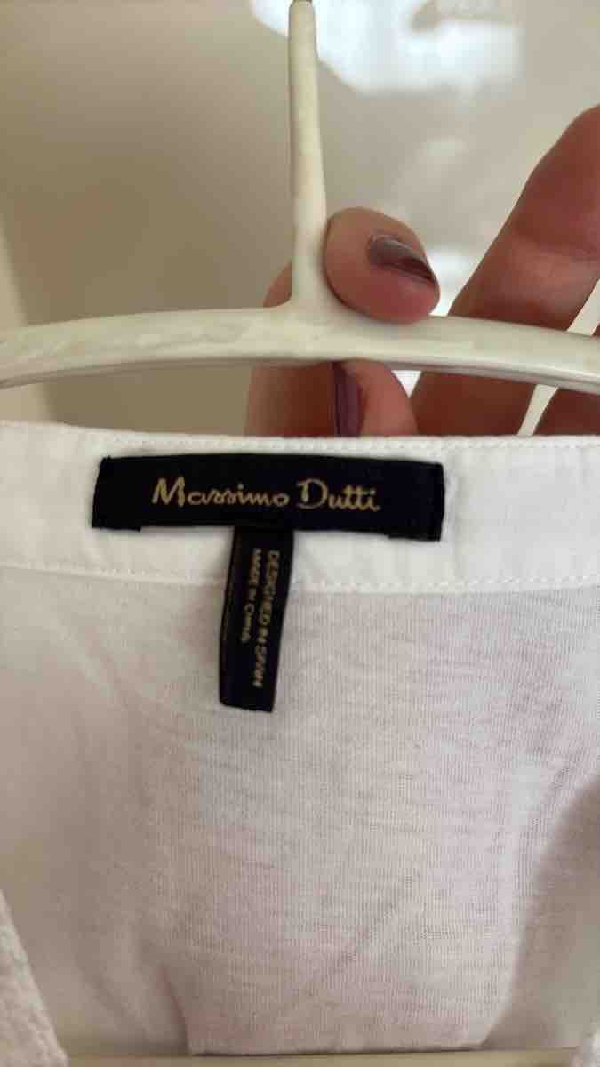 Massimo Dutti Camicette: Bluse Massimo Dutti weiss Baumwolle Grösse S – Nuovo (secondo la descrizione) da Winterthur venduto da sony-6 2