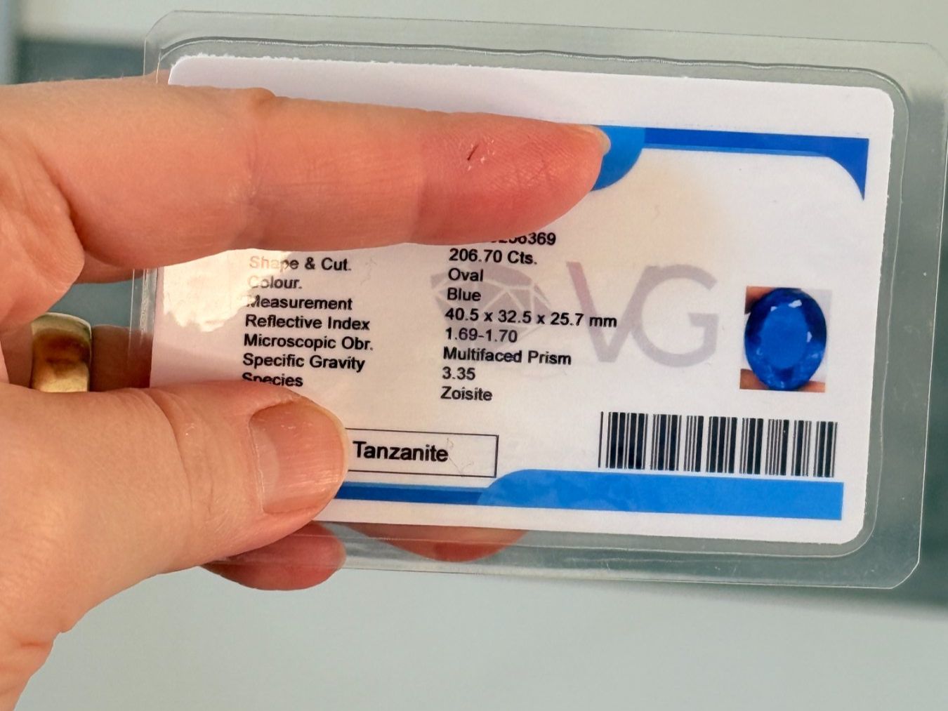 Pierres précieuses: 206.70 Ct Gemstone Certified – Neuf avec emballage d'origine à Genève par AWWA 9