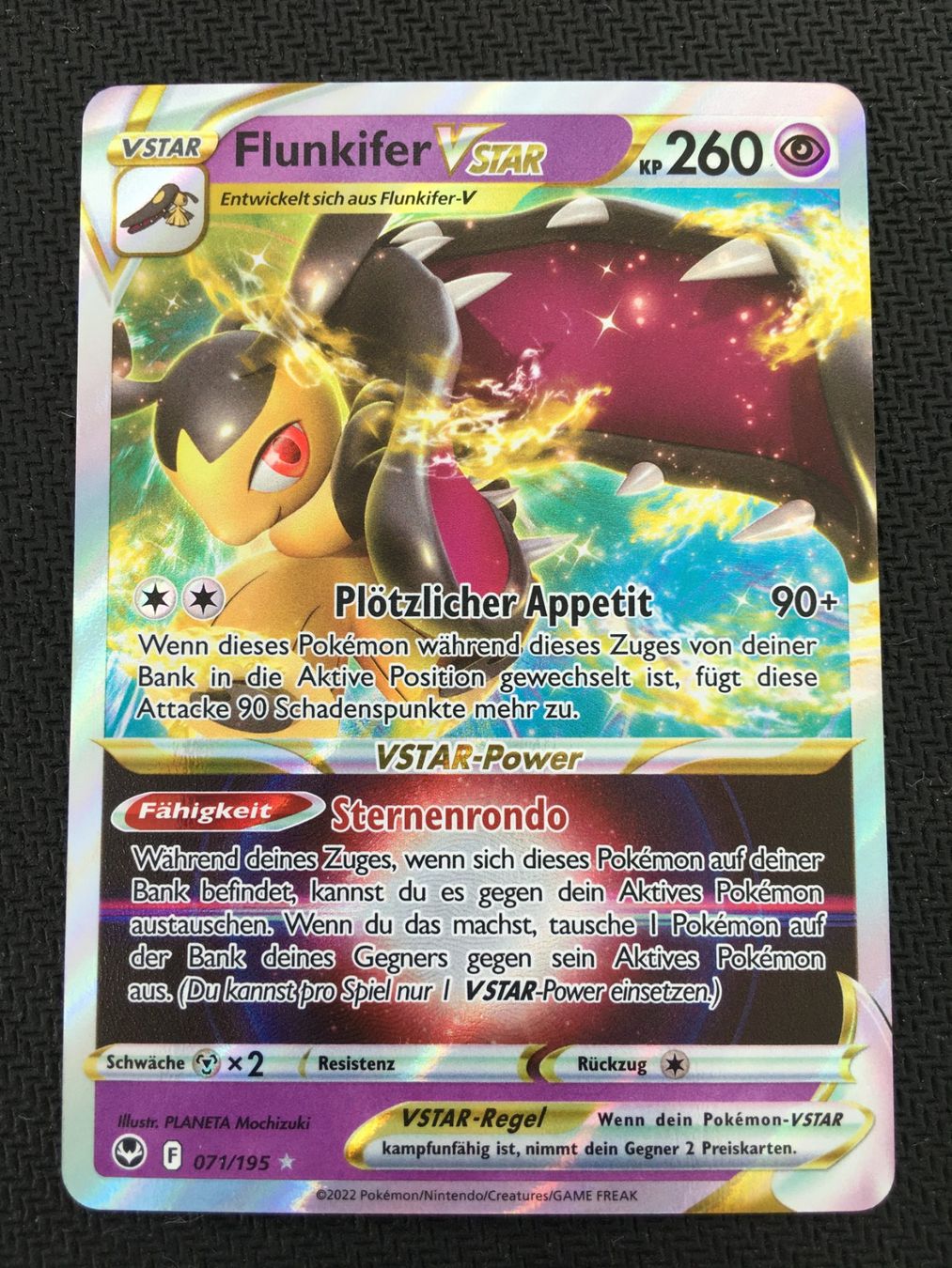 Pokémon Carte collezionabili: Pokémon - Flunkifer VSTAR - SIT 071 - Silberne Sturmwinde DE – Nuovo (secondo la descrizione) da St.Gallen venduto da Punktchen01