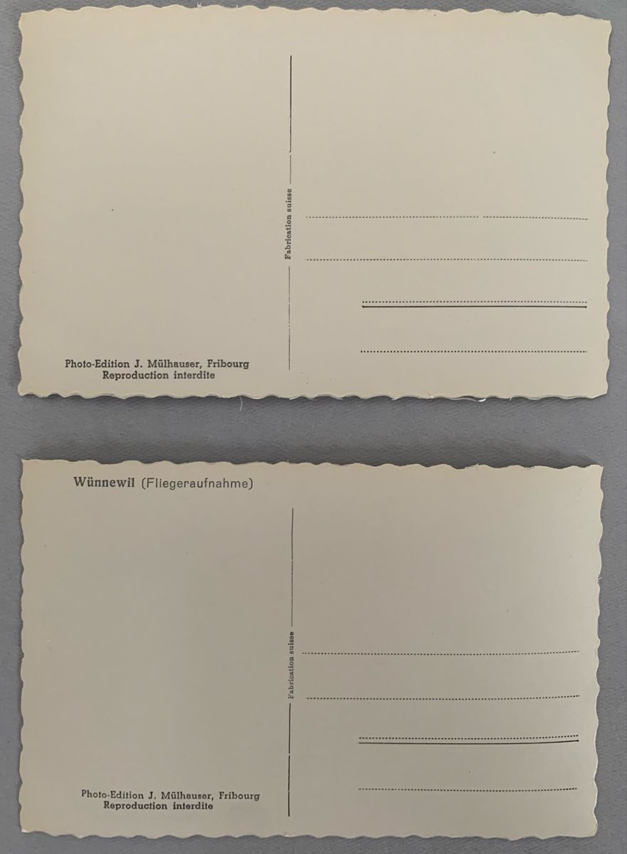 Cartes postales: Ansichtskarten Schweiz - Wünnewil FR – D'occasion à Düdingen par polytropon_5 3