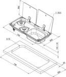 Cucine complete: Kocher-Spülen Kombination FL1765 – Nuovo e nell'imballaggio originale da Melchnau venduto da LUPUS-Offroad 1