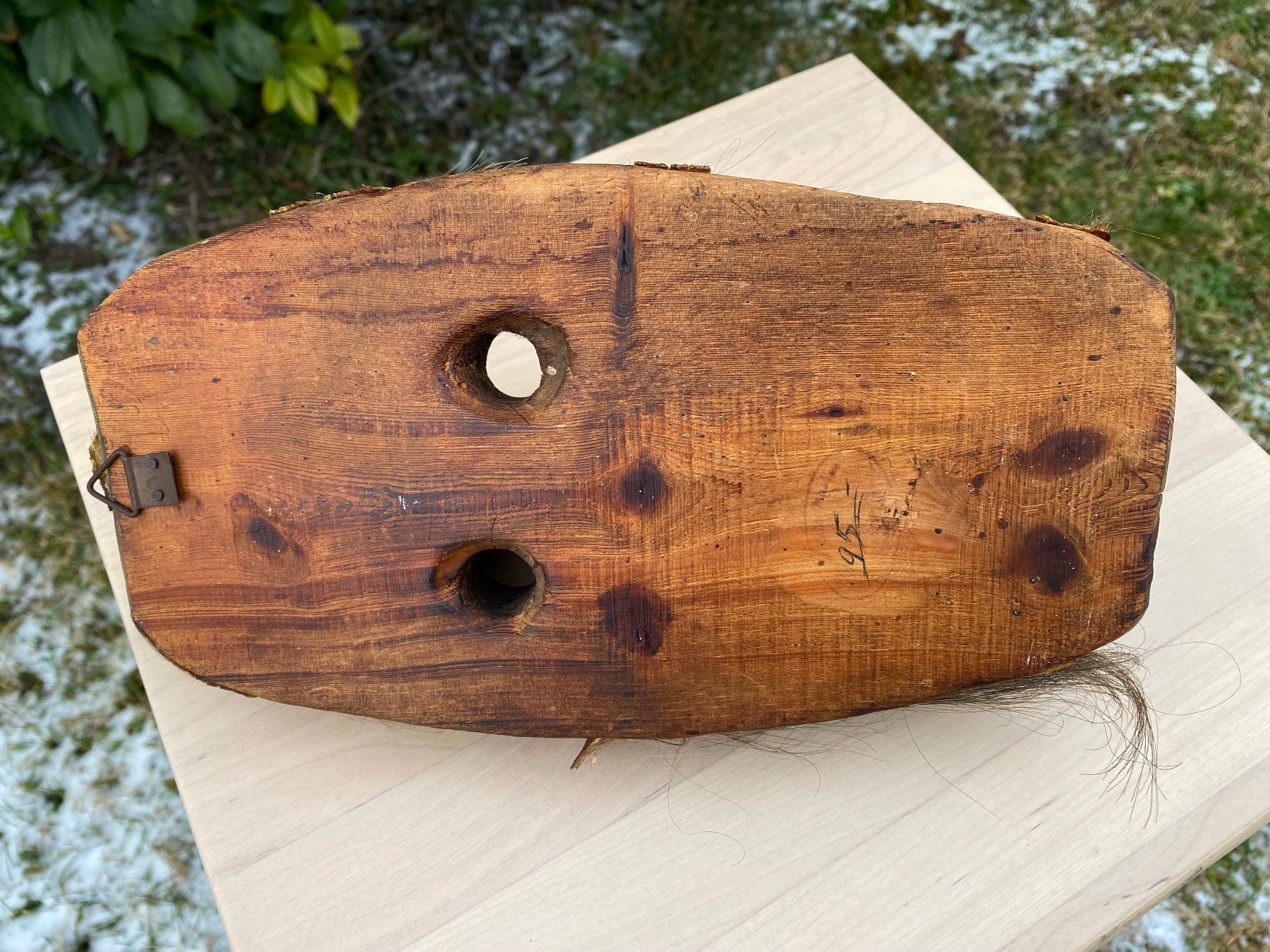 Altro in Antiquarato & Arte: schöne Walliser / Lötschentaler Holzmaske – Usato da Feldbach venduto da Fea1 7