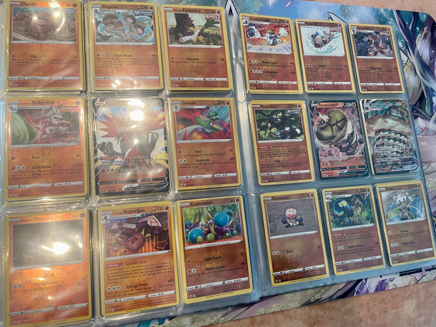 Pokémon Sammelbilder & Trading cards: Pokémon Chilling Reign Set – Gebraucht aus Rain von  6
